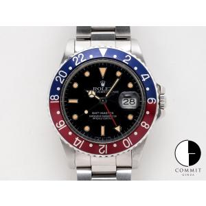 ロレックス GMTマスター Ref.16750 SS ブラック文字盤｜commitginza