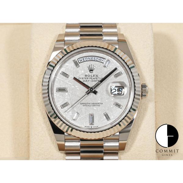 ロレックス デイデイト40 Ref.228239A ホワイトゴールド メテオライト文字盤