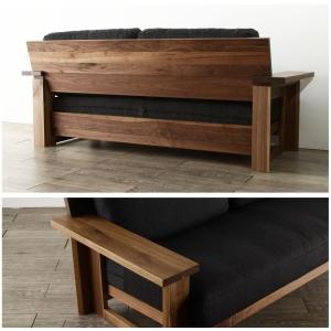 ロンド ソファ 1〜3P 無垢材 ソファー ウ...の詳細画像3