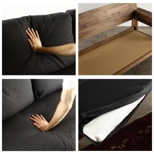 ロンド ソファ 1〜3P 無垢材 ソファー ウ...の詳細画像5