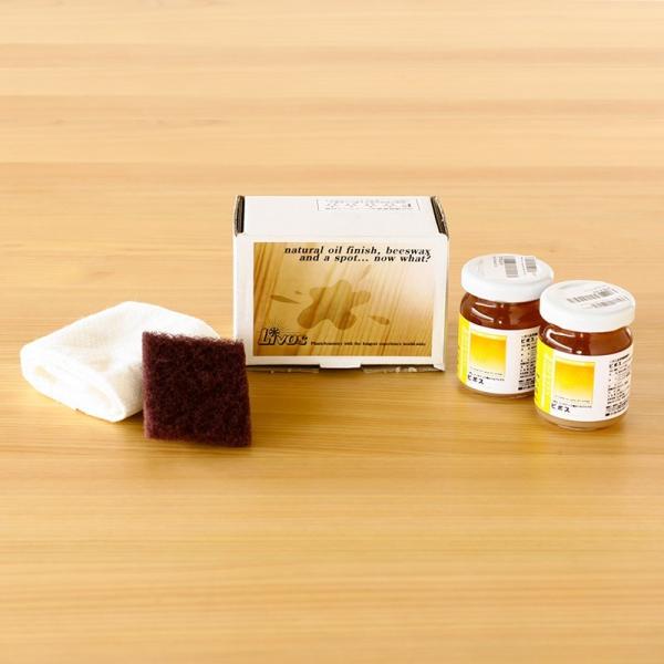 Livos ビボス オイルワックス メンテナンスキット メンテナンス リボス ドイツ製 蜜蝋 オイル...