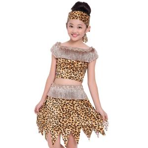 クリスマス 子供コスプレ服 インディアン ハロ...の詳細画像5