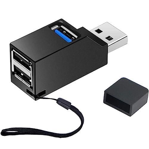 USBハブ [USB3.0+USB2.0*2ポート] 拡張 3ポートコンボハブ 超小型、軽量 高速転...