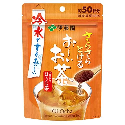 伊藤園 おーいお茶 ほうじ茶 粉末 40g チャック付き袋タイプ