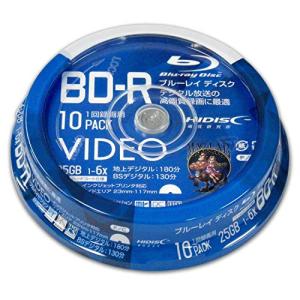 MAG-LAB HIDISC 6倍速対応BD-R 10枚パック 25GB ホワイトプリンタブルハイディスク VVVBR25JP10｜como-3606net14005