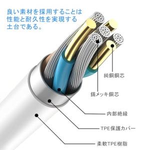 PS5 コントローラー 充電ケーブル 2M S...の詳細画像5