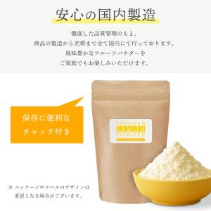 レモン 粉末 100g シチリア レモンパウダ...の詳細画像5