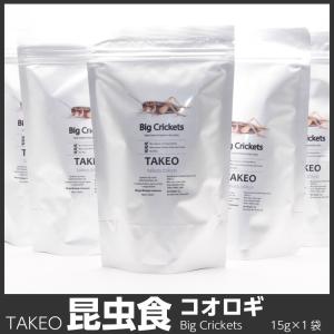 昆虫食 コオロギ フタホシコオロギ 15g TAKEO タイ パーティーグッズ 食べ物 食品 面白グッズ 面白いお菓子 プレゼント 昆虫 スナック 食用