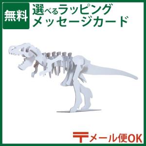 メール便OK ダンボール工作 hacomo ハコモ kids 恐竜 ティラノサウルス 図工 教材 誕生日 日本製  子供 夏休み 自由研究 工作｜comoc-anbau