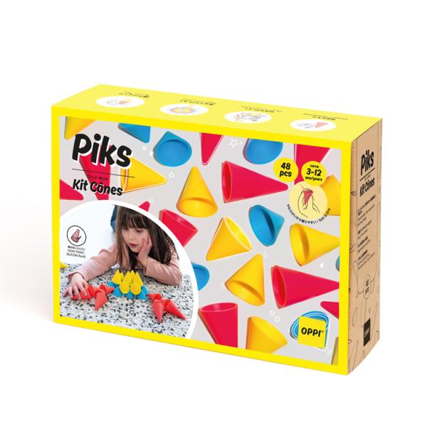 バランスゲーム フランス Piks（ピクス） 社 コーンキット シリコン 想像力 集中力 日本正規品...
