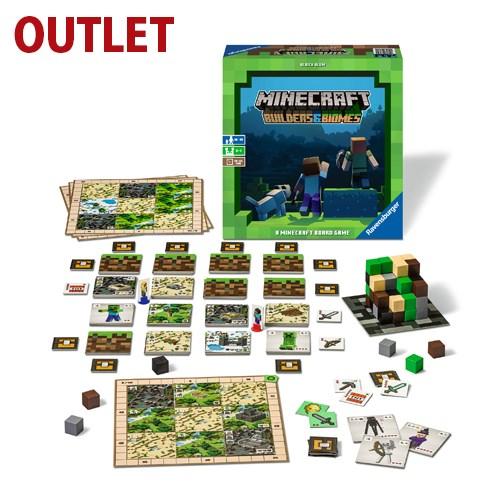 アウトレット品 Ravensburger マインクラフト ビルダーズ＆バイオーム ボードゲーム 10...