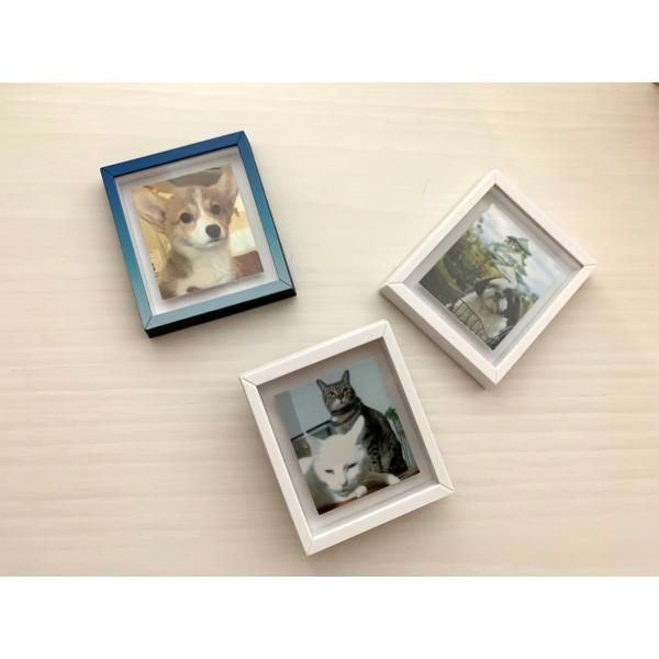 ミニ額縁 スタンド パーツ5点セット ホワイト マグネット