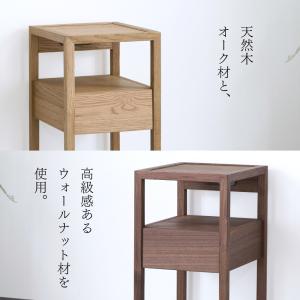 ナイトテーブル サイドテーブル 木製 無垢材 ...の詳細画像2