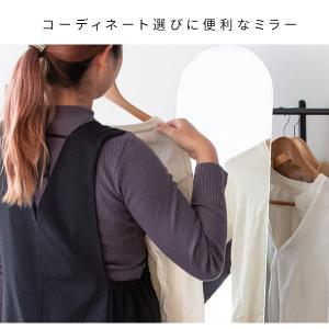 ミラー付きハンガーラック 2KC-MR151 ...の詳細画像4