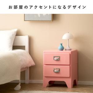 傷に強い チェスト 2段 完成品 Cran ク...の詳細画像3