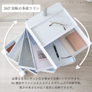 多段ワゴン マルチワゴン キャスター付き 36...の詳細画像3