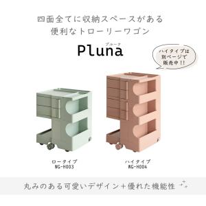 多段ワゴン マルチワゴン キャスター付き Pl...の詳細画像1