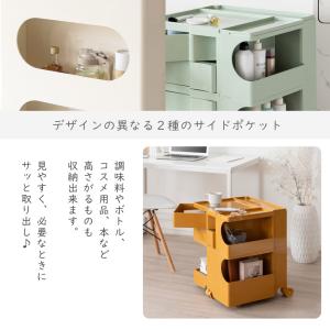 多段ワゴン マルチワゴン キャスター付き Pl...の詳細画像5