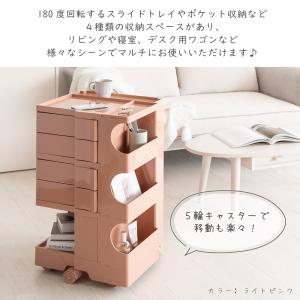 多段ワゴン マルチワゴン キャスター付き 36...の詳細画像2