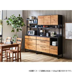 オープンボード 日本製 幅120 開き扉 ダイ...の詳細画像1