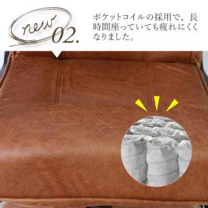 リクライニングチェア 1人用 椅子 回転式 簡...の詳細画像3