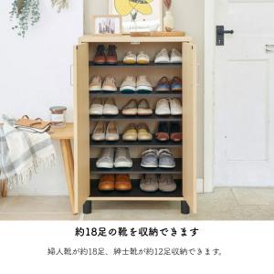 白井産業 シューズボックス 下駄箱 フルニコ ...の詳細画像1