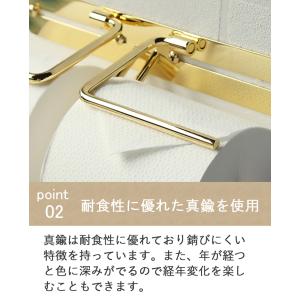 トイレットペーパーホルダー 2連 真鍮製 PH...の詳細画像2