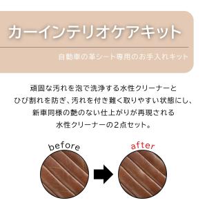 車用 レザーカーインテリオケアキット レザーマ...の詳細画像4