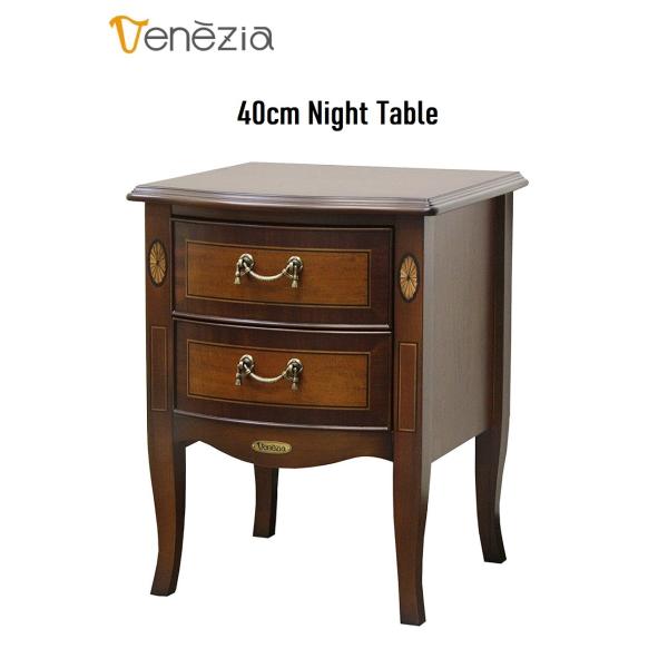 べネチア ナイトテーブル 幅40cm 東海家具 Venezia 木製 引き出し サイドチェスト アン...