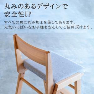 学習イス スピカ ビーチ材 杉工場 キッズチェ...の詳細画像3