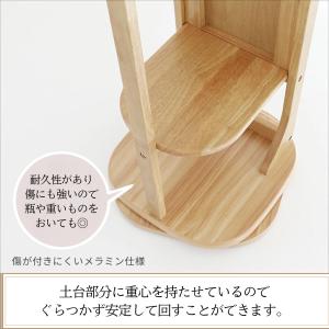 回転式スタンドミラー ハンガーラック 鏡 全身...の詳細画像4