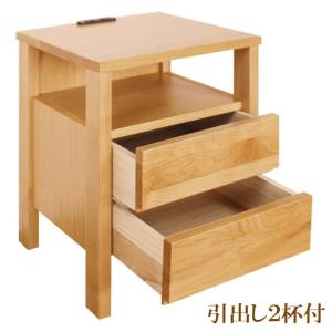 ナイトテーブル アスコット 引き出し コンセン...の詳細画像4