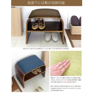 玄関チェア 玄関ベンチ スツール エントランス...の詳細画像3