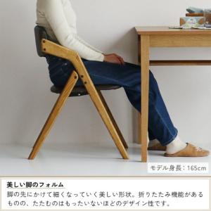 ダイニングチェア デスクチェア 折りたたみ チ...の詳細画像5