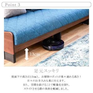 特典付i 開梱設置付 ソファベッド ドロシー2...の詳細画像5