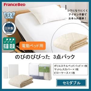 フランスベッド のびのびぴったシーツ セミシングル SS シーツ