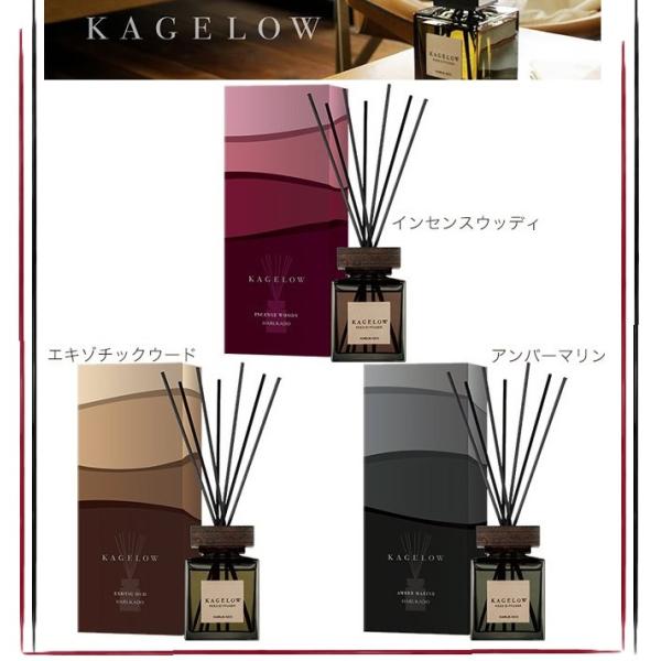 晴香堂 harukado リードディフューザー KAGELOW カゲロウ 280ml スティック 日...