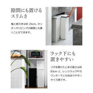 クード ゴミ箱 ふた付き スクエアプッシュペー...の詳細画像3