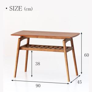 センターテーブル T-3648 棚付き ハイテ...の詳細画像5