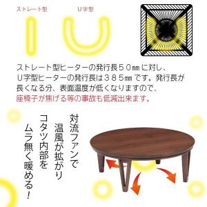 こたつテーブル 丸型 幅105 円形 丸 家具...の詳細画像4