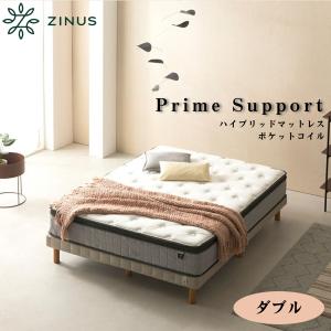 ZINUS ジヌス Prime Suppert マットレス プライムサポート ハイブリッドマットレス ダブル D 低反発 ポケットコイル 厚さ33cm 体圧分散 快眠 ZJ-MSSBA1-13D｜comodocasa