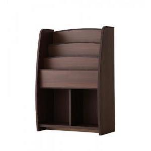 棚付絵本ラック レギュラー ソフト素材 リビングカラーシリーズ