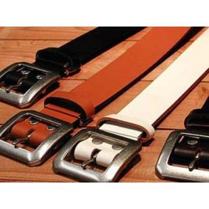 牛革ベルト シンプル1枚革＆古美八角バックルタイプ 40mm幅 【4色】ベルト used加工 本革 ...