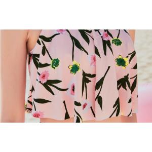 タンキニ フリル 体型カバー レディース お値...の詳細画像5