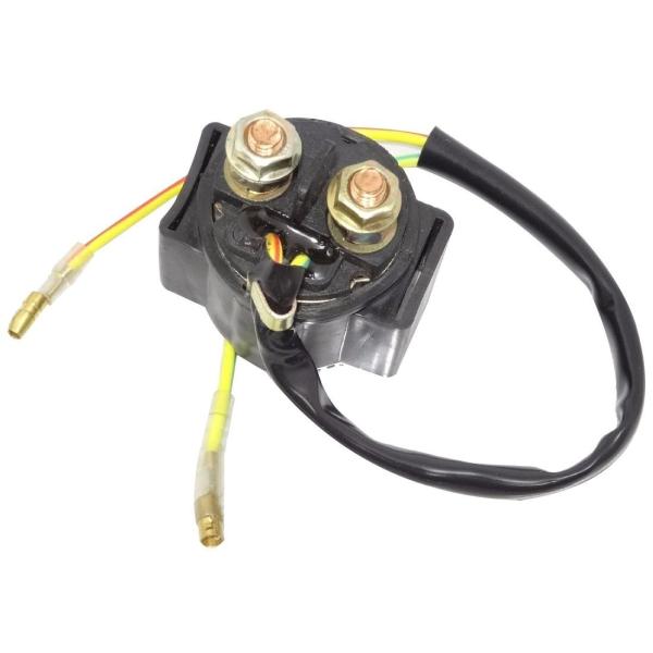 セル スターター リレー ギボシ端子 12V モーター 汎用 バイク パーツ セルモーター