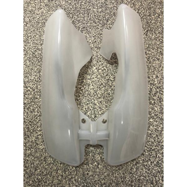 シャリー レッグシールド アウトレット 白 社外品 レストア用 ホンダ シャリィ Chaly バイク...