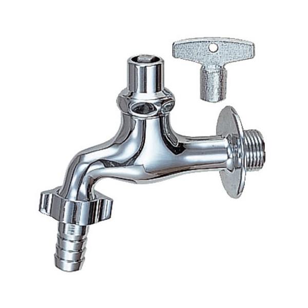 【LF-15G-13-CV】LIXIL キー式カップリング付横水栓（逆止弁付） 一般地 【リクシル】