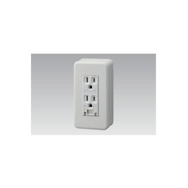 【DC1182E（WW）】東芝 露出コンセント 露出アースターミナル付 接地ダブルコンセント 【TO...