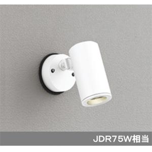 ホワイトの屋外スポットライト ODELIC OG 254 584 新品 ODELIC