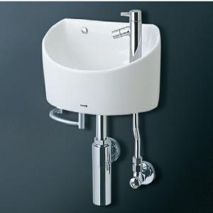 TOTO 送料無料 かわいい丸形手洗器 TOTO LSH90BAPT タオルバー付